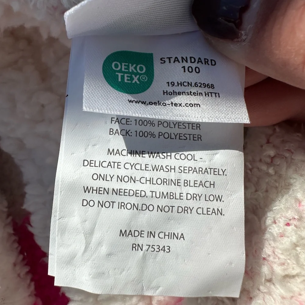 Cupcakes and Cashmere Pink Tinsel Oversized Christmas Tree Luxury Throw Blanket